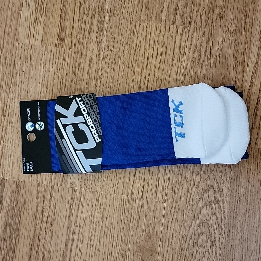 New over the calf sock, size small